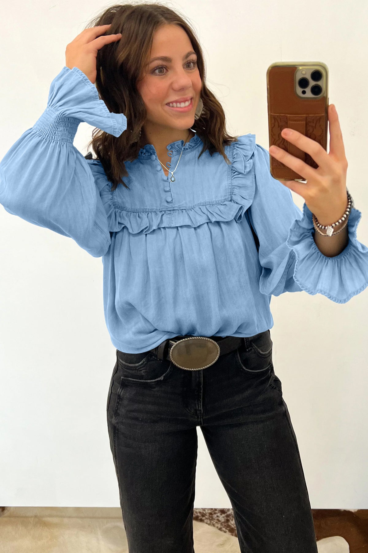 The Cheyenne Ruffle Blouse