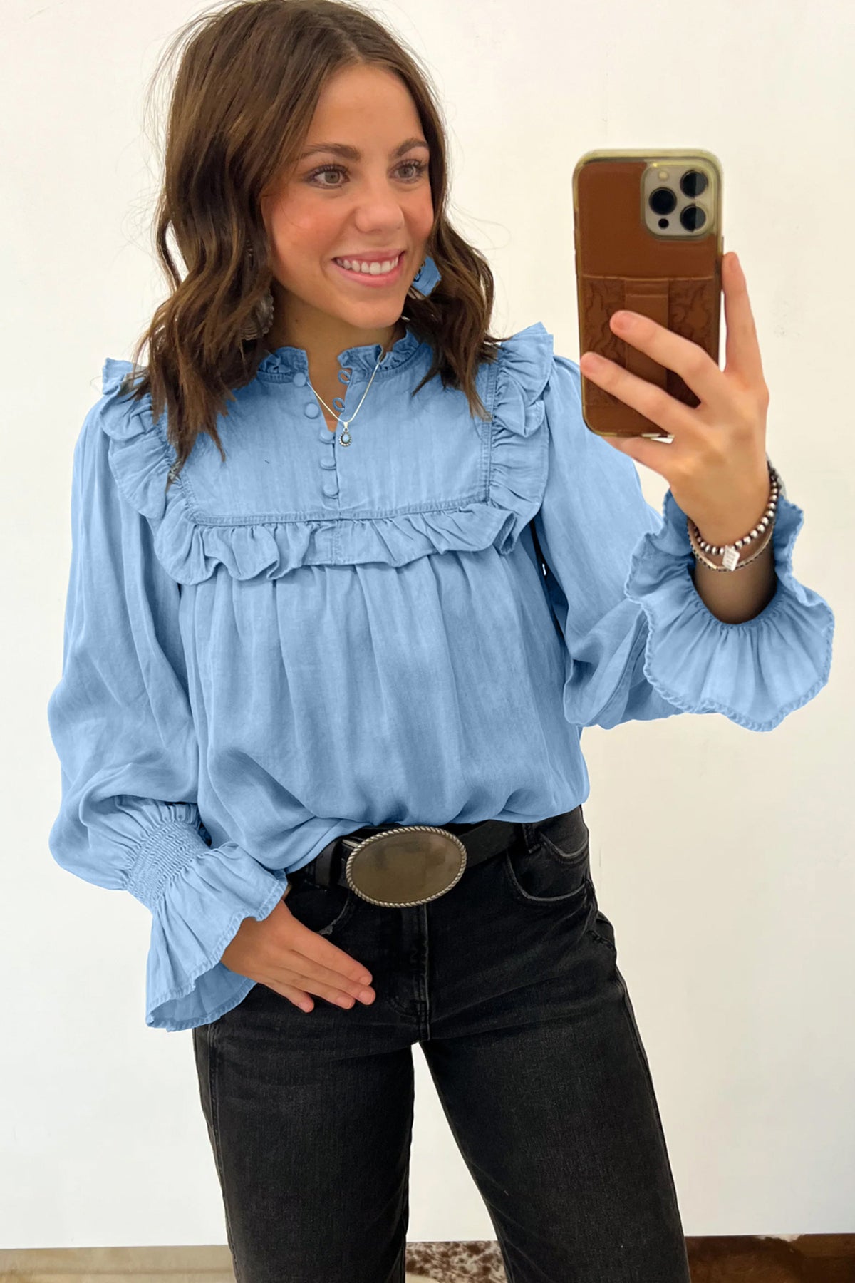 The Cheyenne Ruffle Blouse