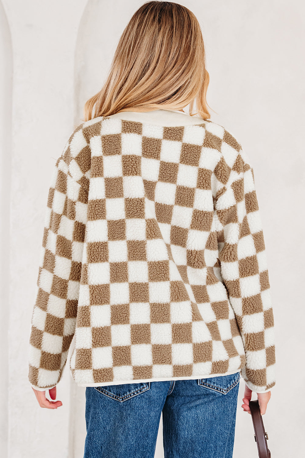 Checkered Cardigan