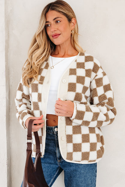 Checkered Cardigan