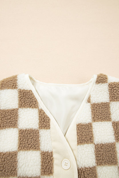 Checkered Cardigan