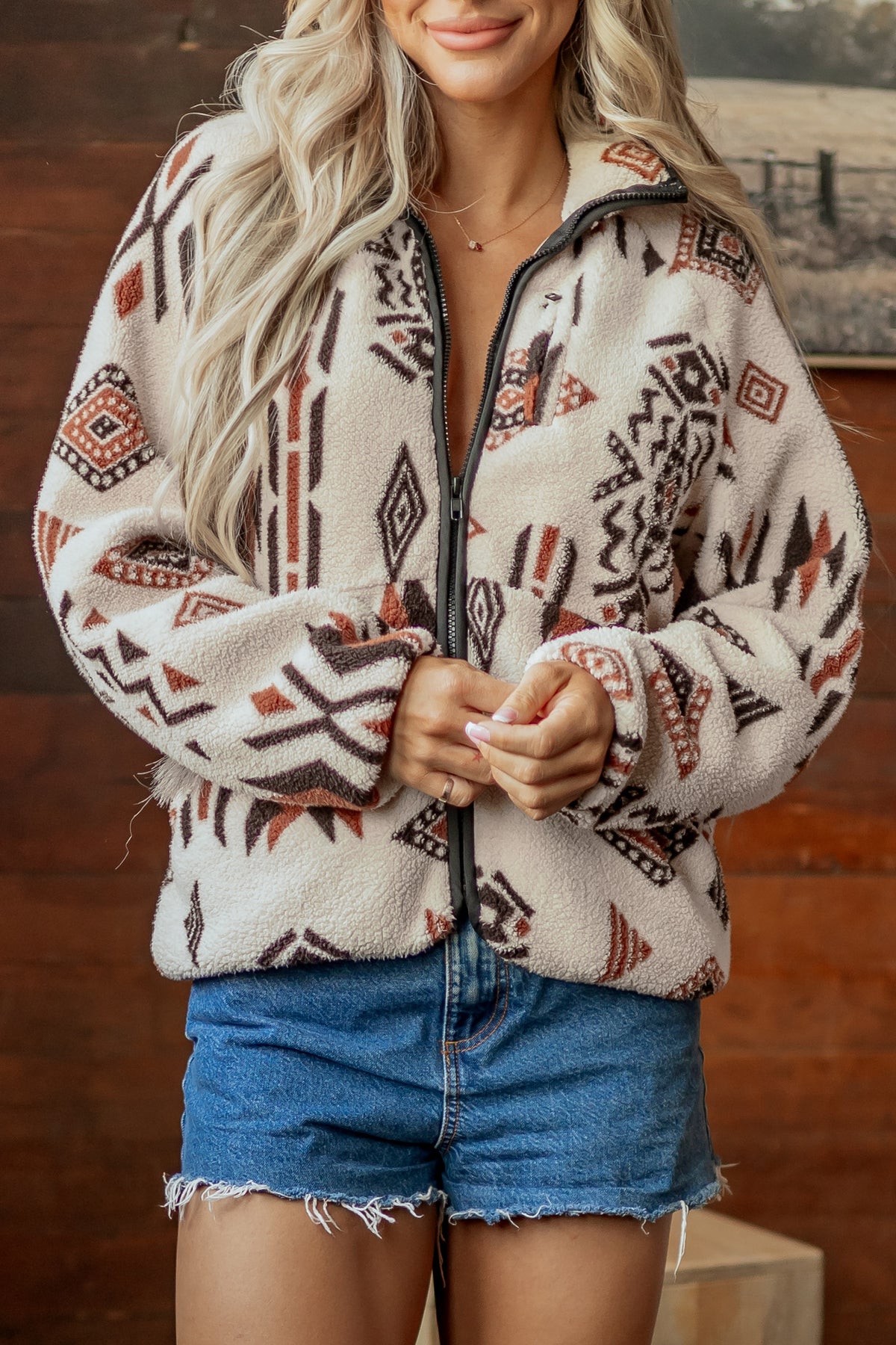 Canyon Creek Aztec Fleece Sweater