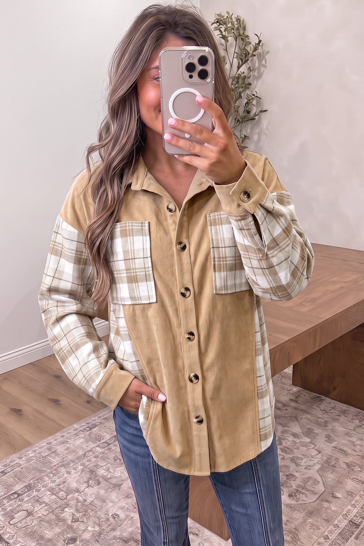 Saddleback Plaid Shacket