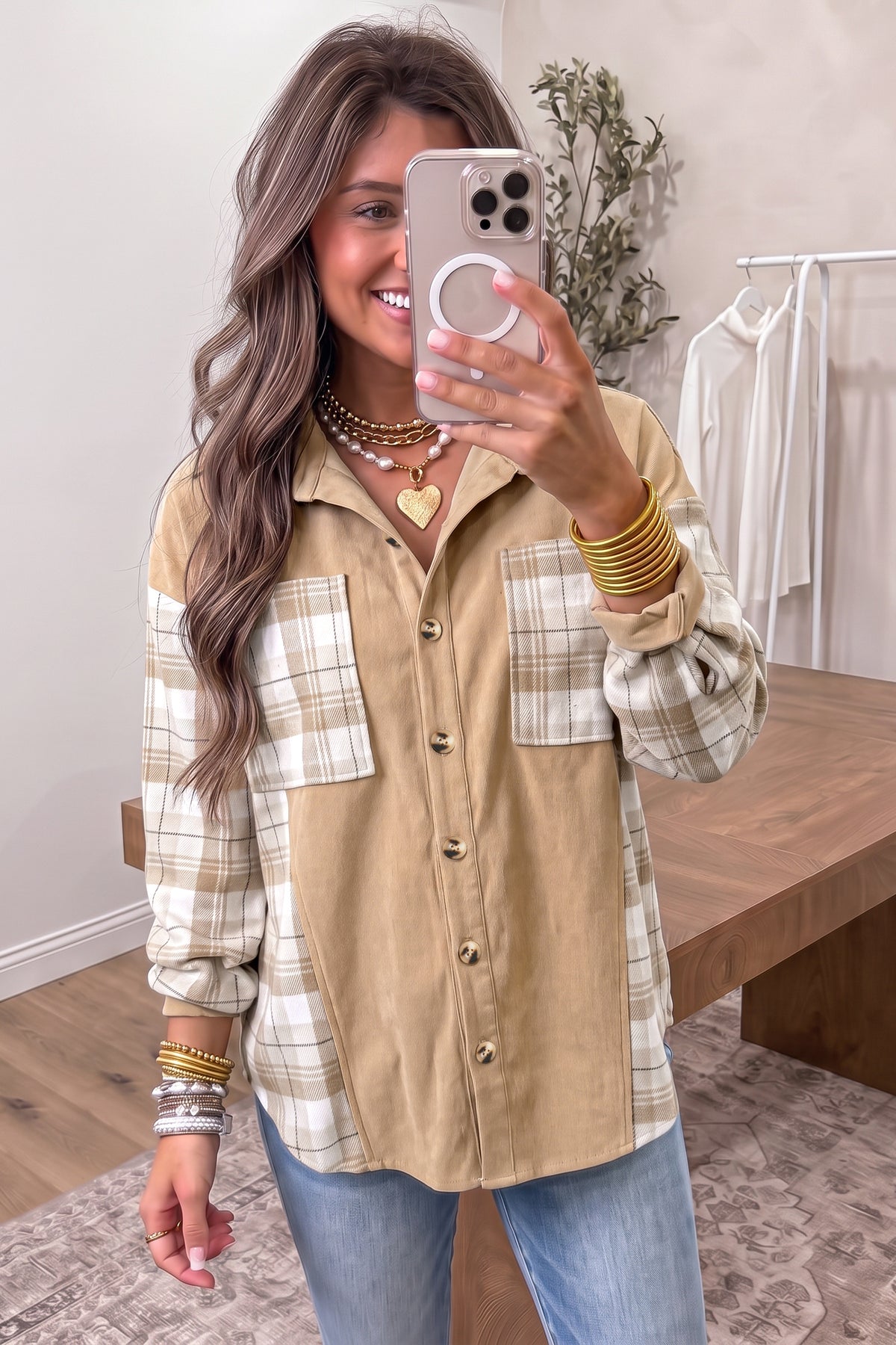 Saddleback Plaid Shacket