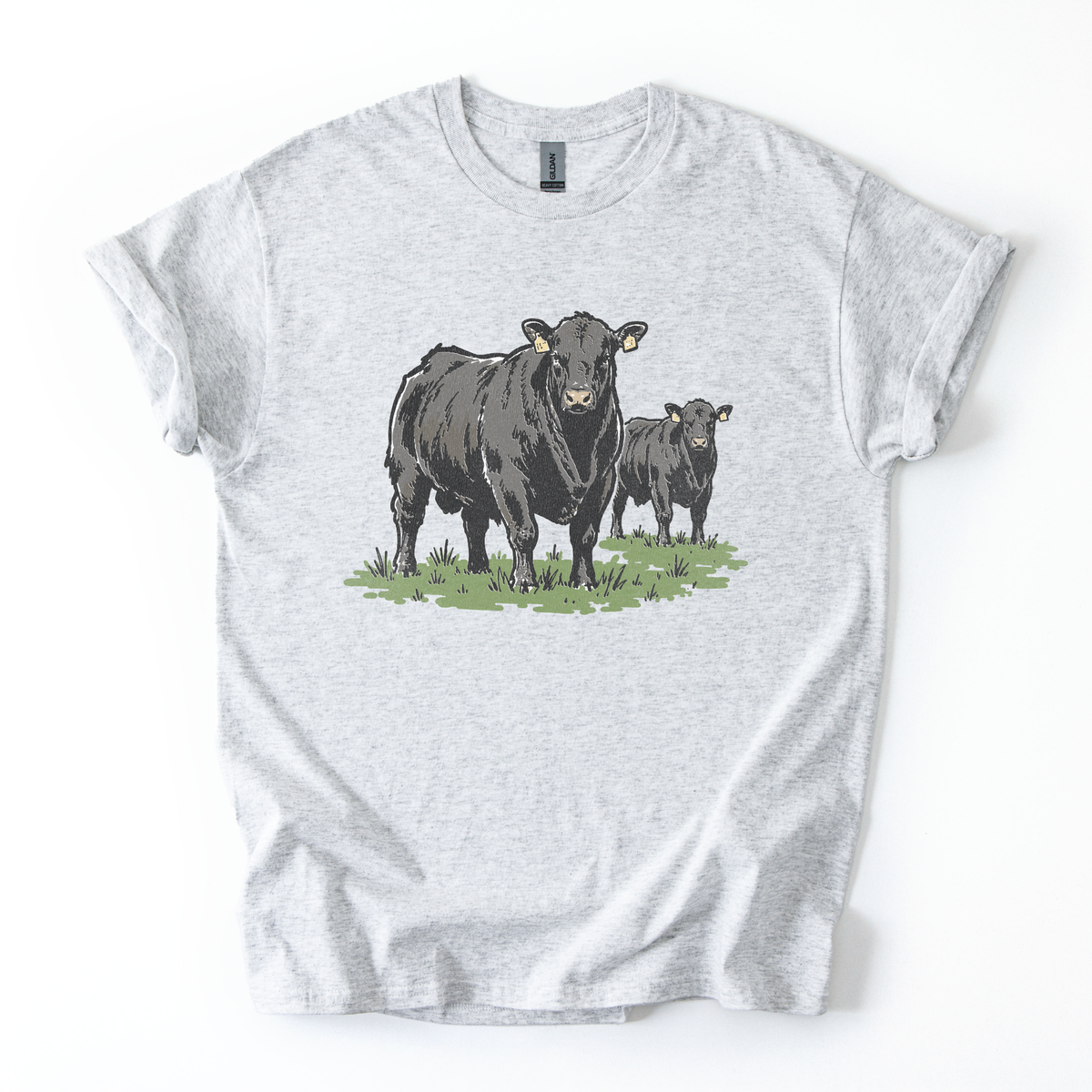 Back Forty Angus Retro T-Shirt