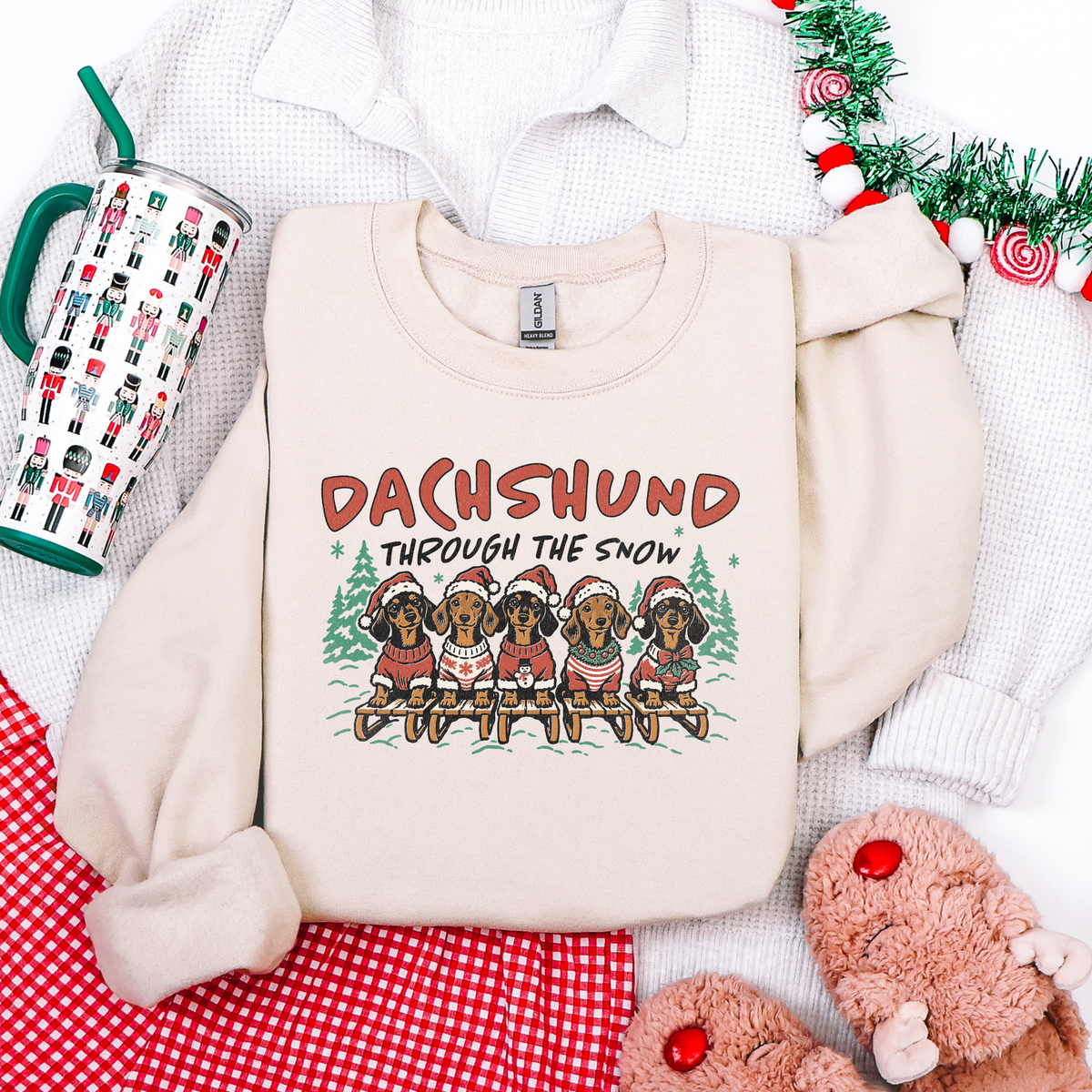 Daschund Through the Snow Crewneck