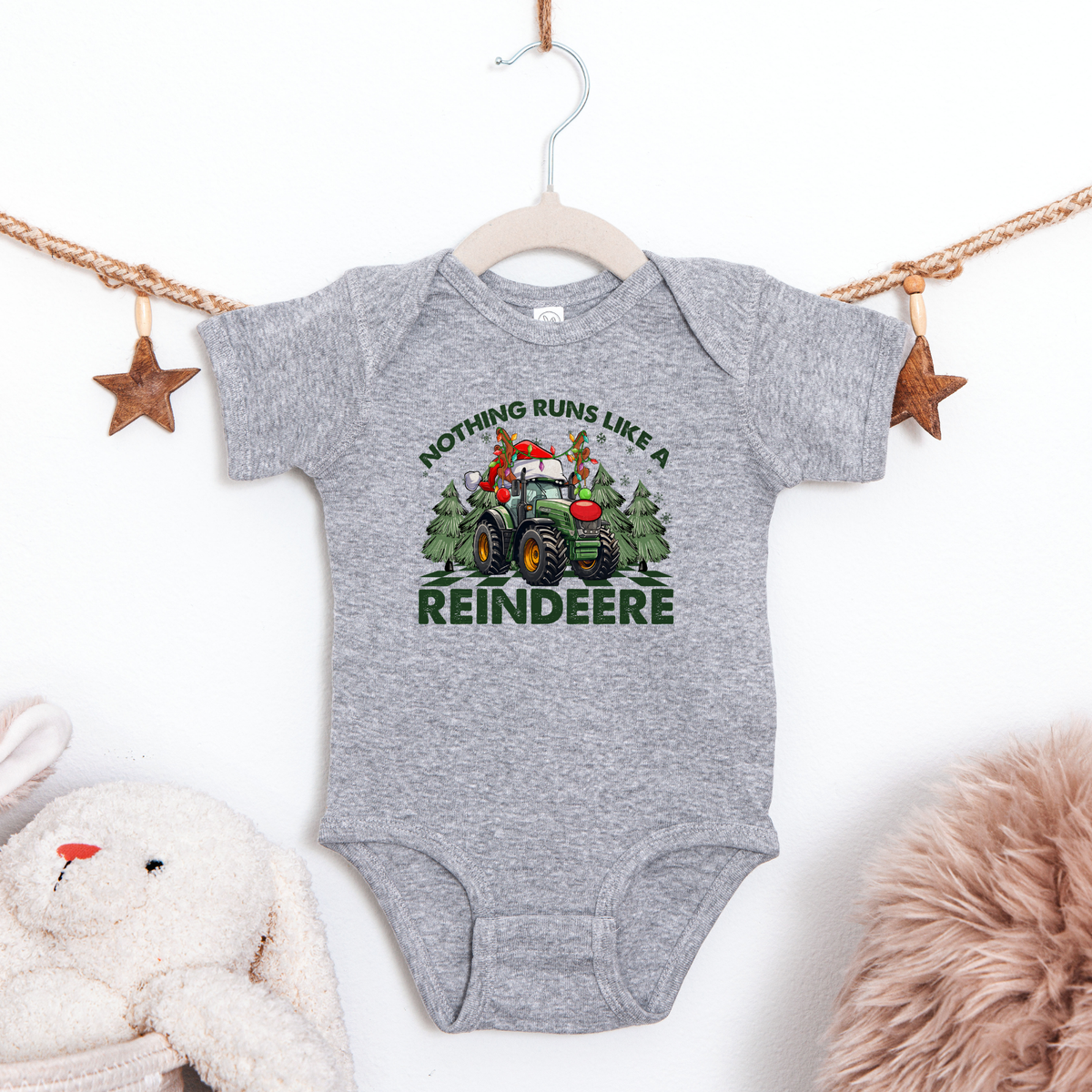 Nothing Runs Like a Reindeere Baby Onesie