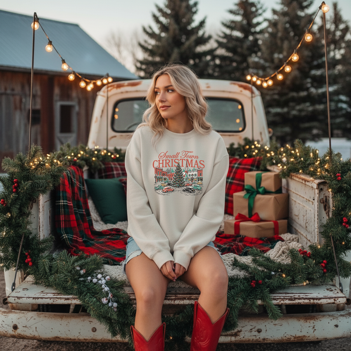 Small Town Christmas Crewneck