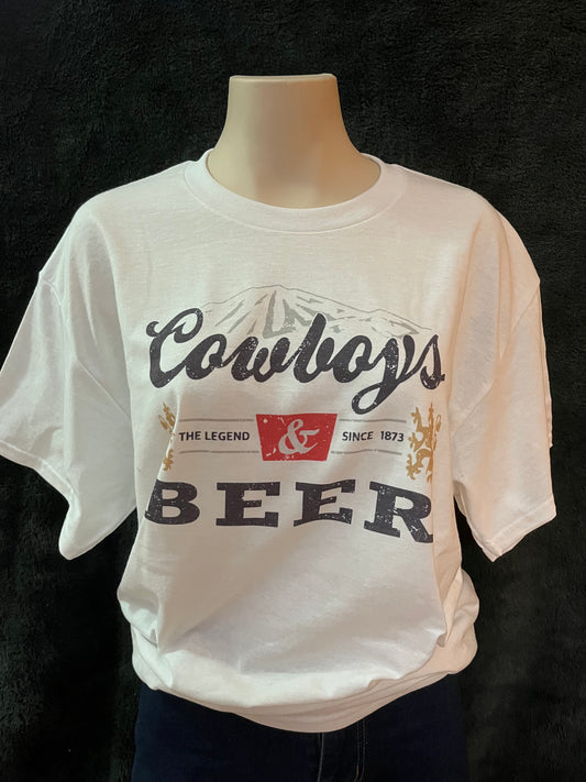 Cowboy's And Beer Unisex T-shirt