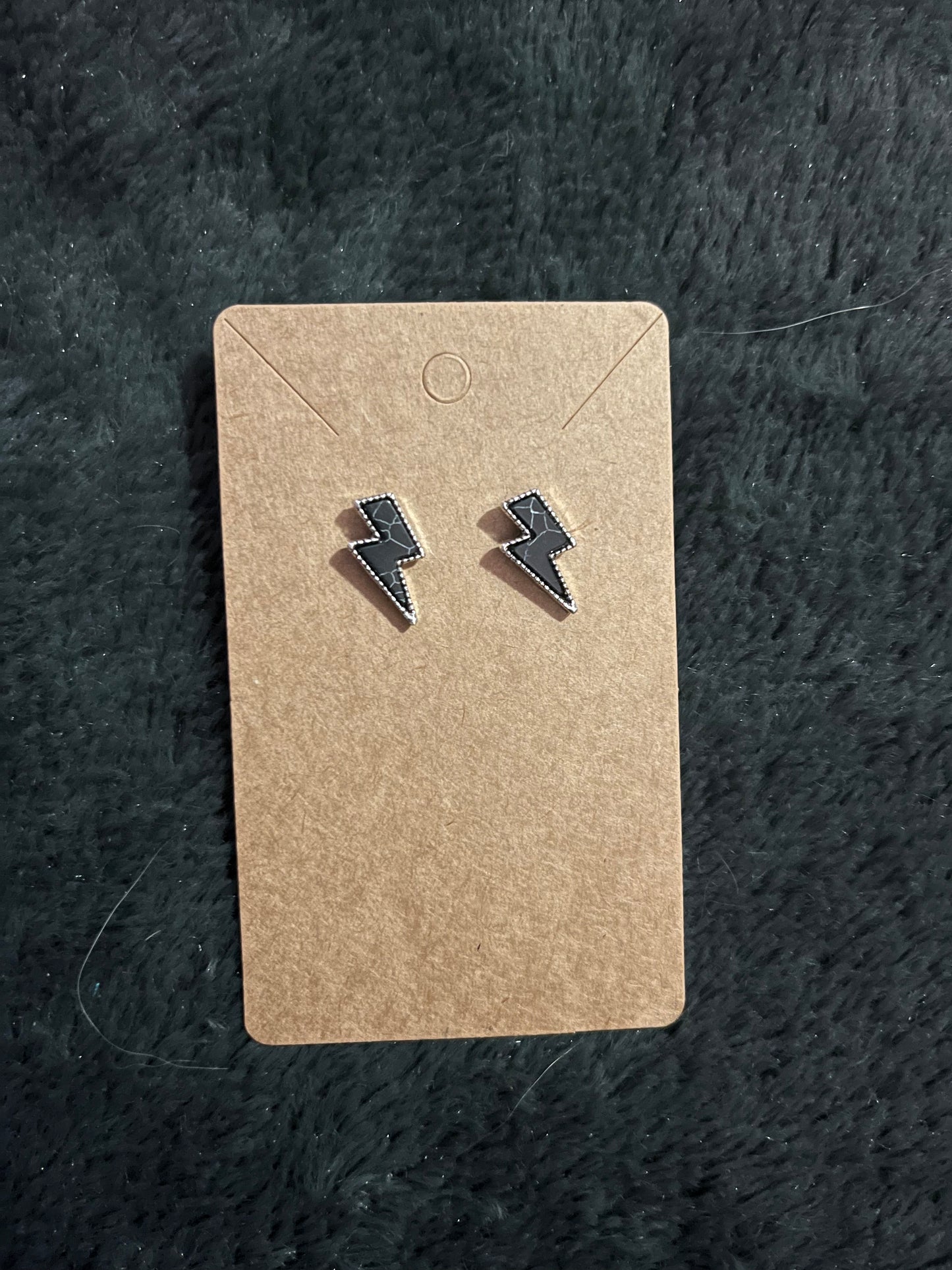 Lightning Stud Earrings