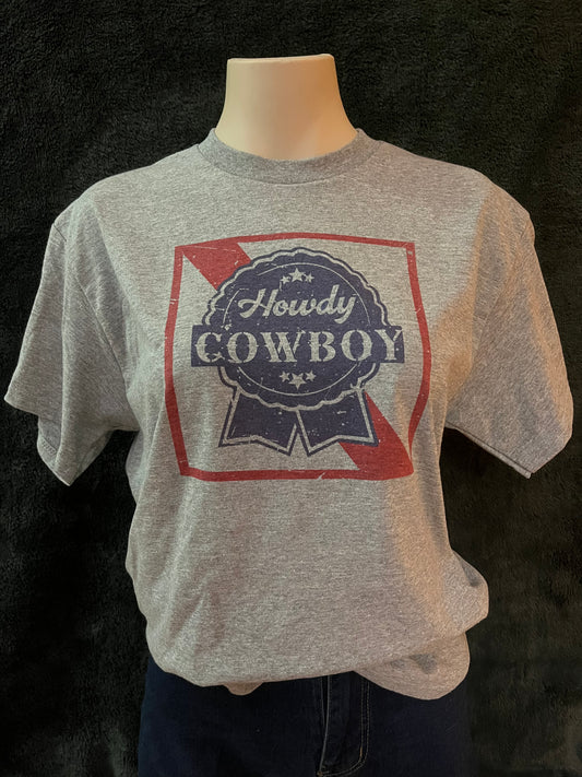 Howdy Cowboy Pabst Unisex T-shirt
