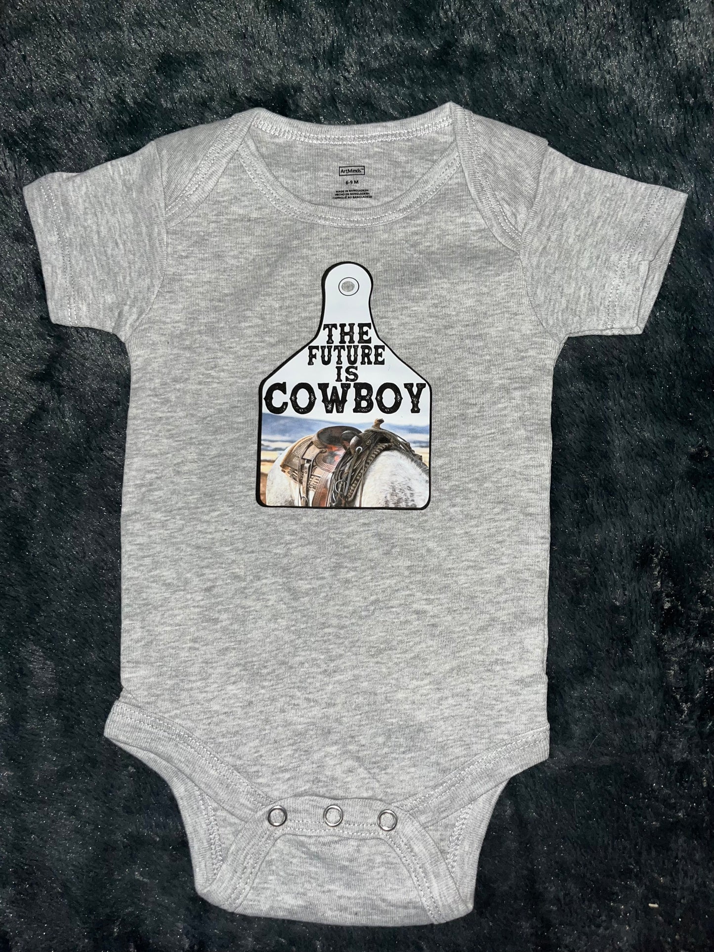The Future is Cowboy Onesie