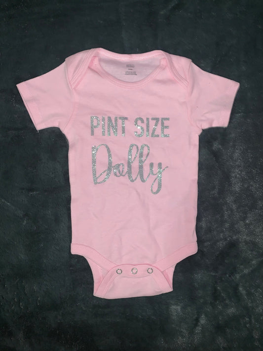 Pint Size Dolly Onesie