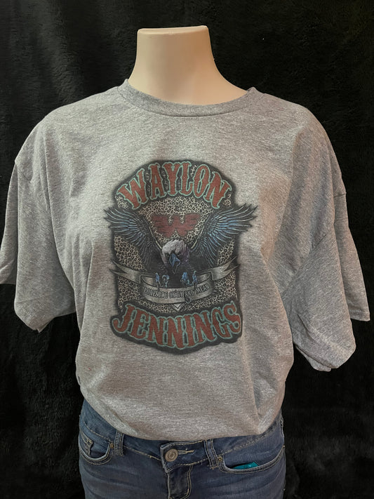 Waylon Jennings Graphic T-shirt