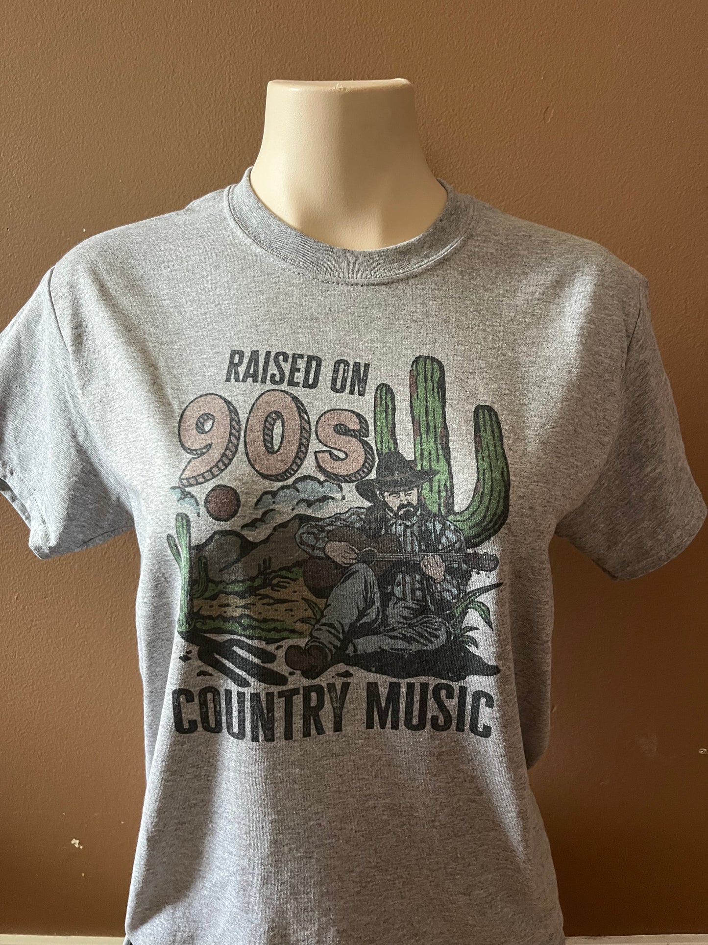 Raised on 90's Country Music Graphic T-shirt