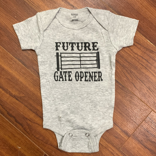 Future Gate Opener Onesie